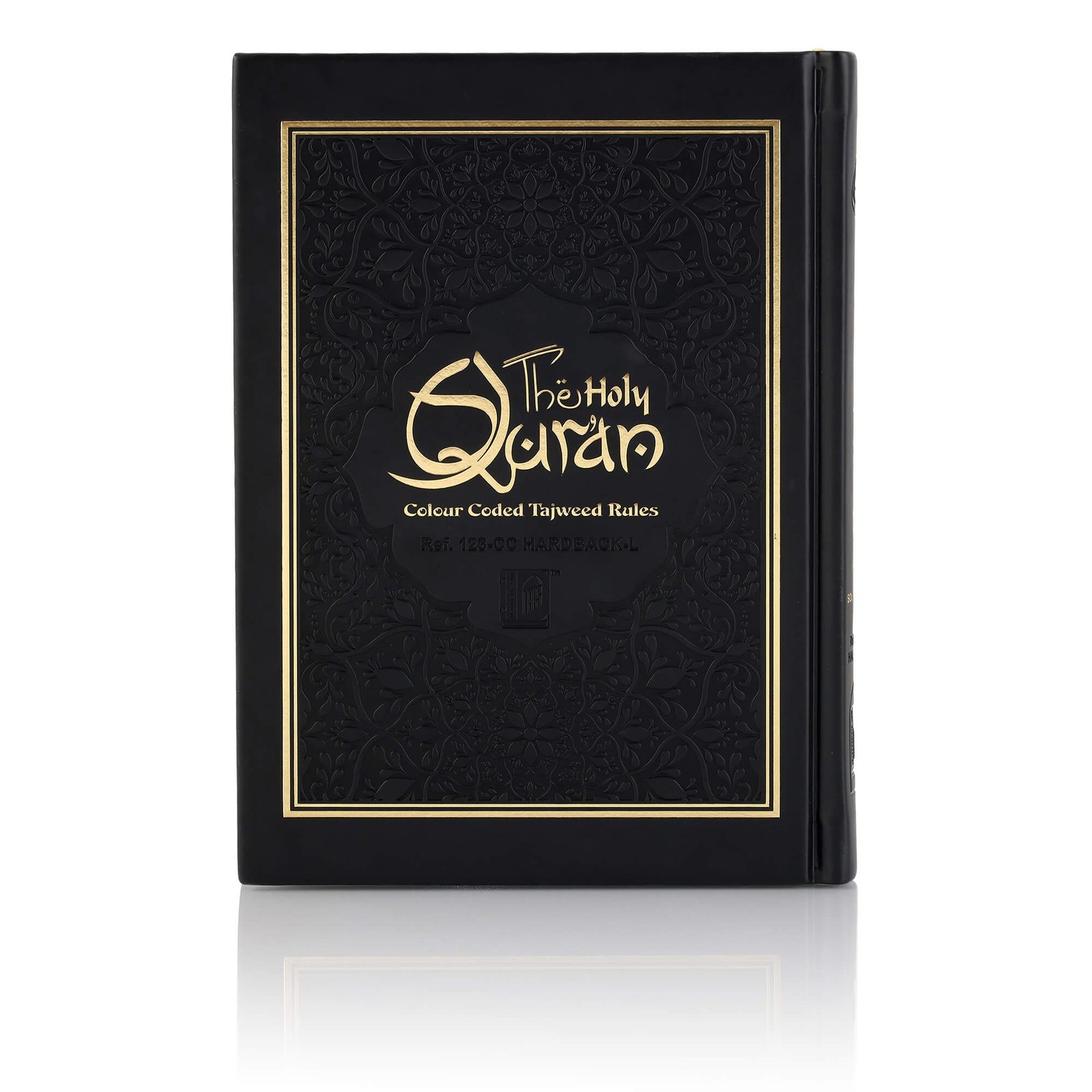 The-Holy-Quran-Colour-Coded-Tajweed-Rules-Ref-123-CC-Hardback-L--Black-L5ZpI-image