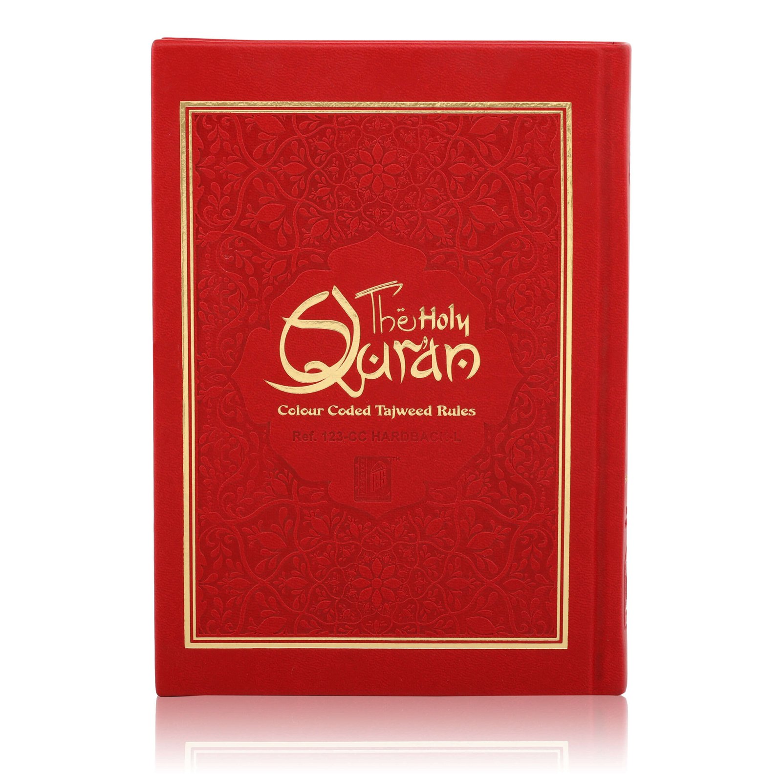 The-Holy-Quran-Colour-Coded-Tajweed-Rules-Ref-123-CC-Hardback-L--Maroon-GO6DG-image