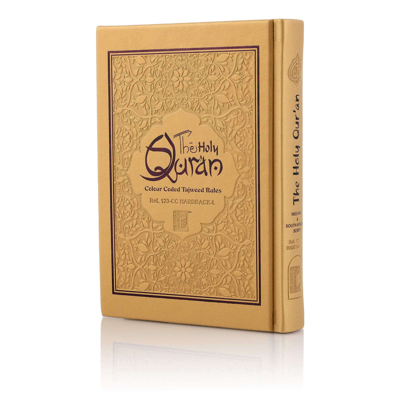 The-Holy-Quran-Colour-Coded-Tajweed-Rules-Ref-123-CC-Hardback-L--Golden-GAks0-image
